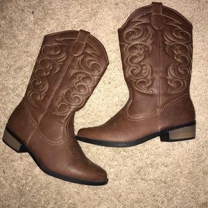 Leather Cowgirl Boots